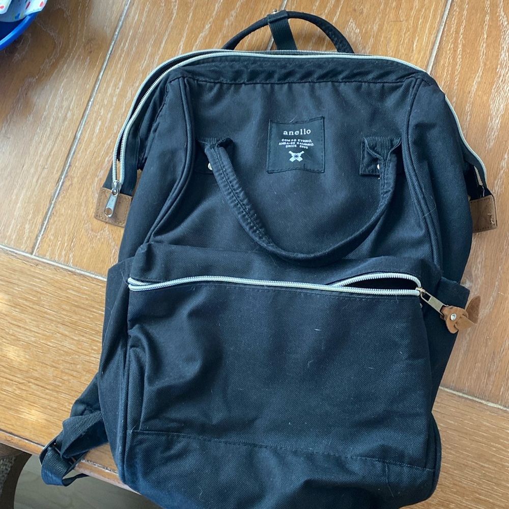 Anello backpack black canvas